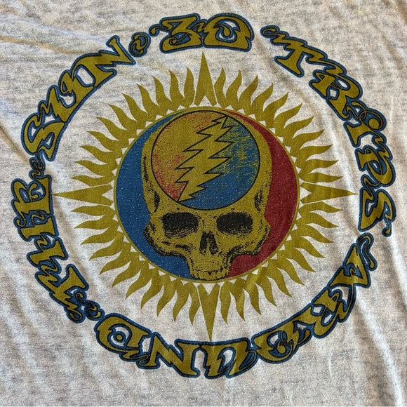 Grateful Dead Band Tee Shirt 30 Trips Around The Sun Gray XL - Picture 4 of 7